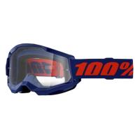 100% Очки Strata 2 Goggle Navy / Clear в Кирове