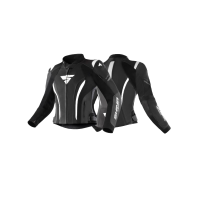 Shima Куртка Кожаная женская Miura 2.0 Black/White в Кирове