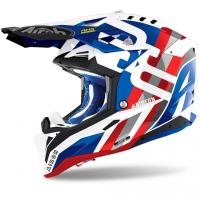 Airoh Мотошлем Aviator 3 Rainbow Blue/Red Gloss в Кирове