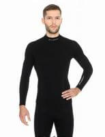 Brubeck Футболка мужская дл.рукав Wool Merino 78% Черный в Кирове