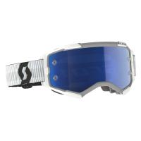 Scott Очки кроссовые Fury white blue chrome works в Кирове