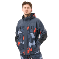 Dragonfly Мембранная куртка Quad 2.0 Man 2025 Grey - Orange Camo в Кирове