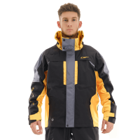 Dragonfly Куртка мембранная Quad Pro Black-yellow в Кирове