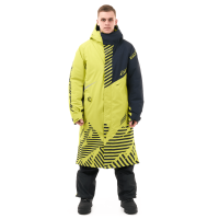 Dragonfly Плащ зимний Race Coat Man 2025 Lime-Black в Кирове