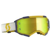 Scott Очки кроссовые Fury yellow/blue yellow chrome works в Кирове