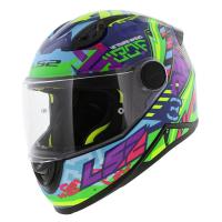 LS2 Мотошлем FF812 Kid Svent Blue Green в Кирове