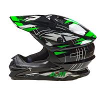 AiM Шлем кроссовый JK803S Green/Black в Кирове