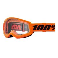 100% Очки Strata 2 V26 Goggle Neon Orange / Clear в Кирове