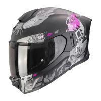 Scorpion Exo Мотошлем Exo-530 Air Hadji Черный/Серый/Розовый в Кирове