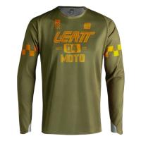 Leatt Джерси Moto 4.5 Enduro X-Flow V27 Speed Khaki Brown в Кирове