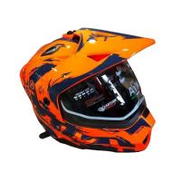 AiM Шлем детский JK802Y Orange/Blue в Кирове