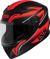 IXS Шлем 136 2.0 Kids Star 2 Черно-красно матовый в Кирове