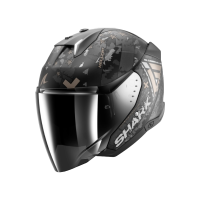 Shark Шлем Skwal I3 Jet Hellcat Mat Black/Chrome/Anthracite в Кирове