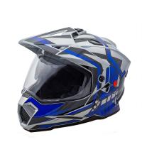 AIM Шлем кросс/эндуро JK802S Blue/Grey/Black в Кирове