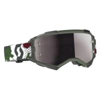 Scott Очки кроссовые Fury dark green/white silver chrome works в Кирове