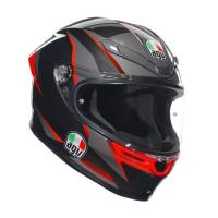 AGV Шлем K6 S 2206 Slashcut Black/Grey/Red в Кирове