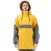 Dragonfly Куртка-анорак сноубордическая Uktus Man Yellow - Grey в Кирове