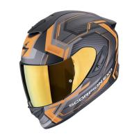 Scorpion Exo Мотошлем Exo-1400 Evo II Linart Черный Матовый/Оранжевый/Серый в Кирове