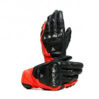 Dainese Перчатки кожаные 4-Stroke 2 Black/Fluo-Red в Кирове