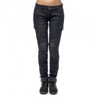 Moteq Женские мотоджинсы Nargiz Women черные в Кирове