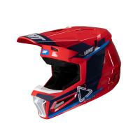Leatt Шлем кроссовый детский Helmet Kit Moto 3.5 Jr V25 Royal в Кирове
