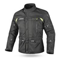 Dimox Мотокуртка текстиль Explorer Mens Touring Black/Yellow в Кирове