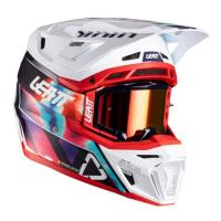 Leatt Шлем кроссовый 8.5 Royal Blue-Red V26 + очки Velocity 5.5 в Кирове