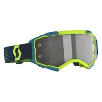 Scott Очки кроссовые Fury LS neon yellow/blue light sensitive grey works в Кирове