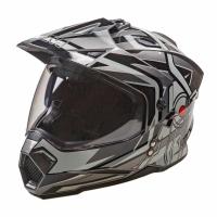 AIM Шлем кросс/эндуро JK802S Black/Grey/White в Кирове