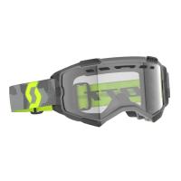 Scott Очки Fury Enduro light grey/neon yellow/clear в Кирове