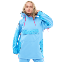 Dragonfly Куртка-анорак сноубордическая DF Uktus Woman Blue - Pink в Кирове