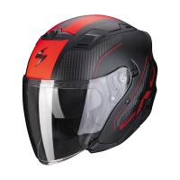 Scorpion Exo Мотошлем Exo-230 Condor Черный Матовый/Красный/Карбон в Кирове