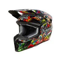Oneal Шлем кроссовый детский 3Series Youth Crank V.24 красный/ зеленый в Кирове