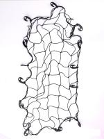STARKS Сетка багажная NET KVADRO (80/80) Чёрный в Кирове