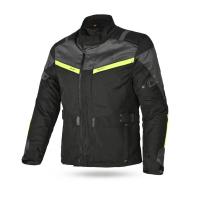 Dimox Мотокуртка текстиль Tour Tech Mens Black/Grey/Yellow в Кирове