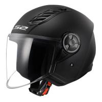 LS2 Мотошлем OF616 Airflow II Solid черный матовый в Кирове