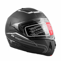 Beon Шлем модуляр B-700 Matt Grey/Black White в Кирове