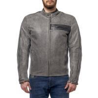 Moteq Куртка кожаная Defender grey в Кирове