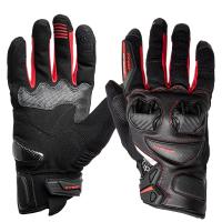 Sweep Перчатки кожаные+текстиль Hammer Black/Red в Кирове