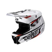 Leatt Шлем кроссовый детский Helmet Kit Moto 3.5 Jr V25 White в Кирове