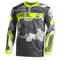 Oneal Джерси Element Camo V.22, детская, унисекс Серый/Желтый в Кирове