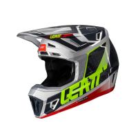 Leatt Шлем кроссовый Helmet Kit Moto 7.5 V25 Steel в Кирове