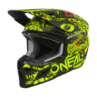 Oneal Шлем кроссовый детский 3Series Attack Youth V24 черный/желтый в Кирове