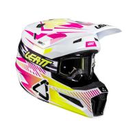 Leatt Шлем кроссовый 3.5 V26 Storm Pink + очки Vizion 3.5 в Кирове