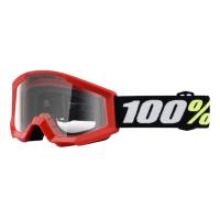 100% Очки детские Strata Mini Goggle Red/Clear Lens 2025 в Кирове