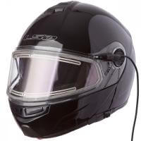 LS2 Мотошлем снегоходный FF325 Strobe Electric Snow Solid Черный в Кирове