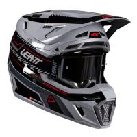 Leatt Шлем кроссовый 8.5 Grey V26 + очки Velocity 5.5 в Кирове