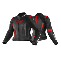 Shima Куртка Кожаная женская Miura 2.0 Black/Red в Кирове