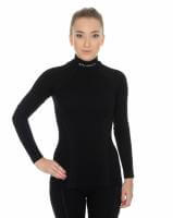 Brubeck Футболка женская дл.рукав Wool Merino 78% Черный в Кирове