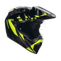 AGV Шлем AX9 E2206 V26 Steppa Carbon/Grey/Yellow Fluo в Кирове